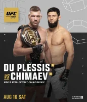 Дрюкус Дю Плесси - Хамзат Чимаев полный бой UFC 319 смотреть онлайн